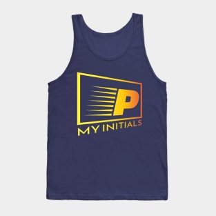 Letter P Letter Art Tank Top